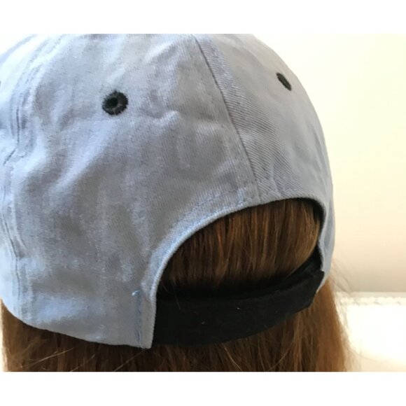 Disney Parks Youth Sorcerer Mickey Mouse Baseball Cap Black & Blue With Castle & - Picture 3 of 8